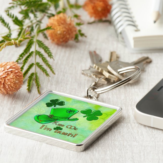 Porte-clés Irish Kisses St Patrick's (Côté)