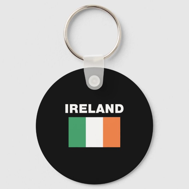 Porte-clés Irlande Héritage du drapeau irlandais (Recto)