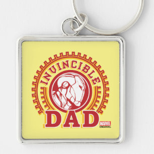 Porte-clés Iron Man   Logo papa invincible