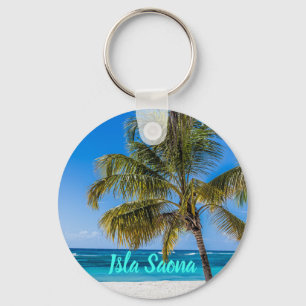 Porte-clés Isla Saona Beach cadeau République dominicaine