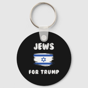 Porte-clés Israël Drapeau Les Juifs Pour Trump