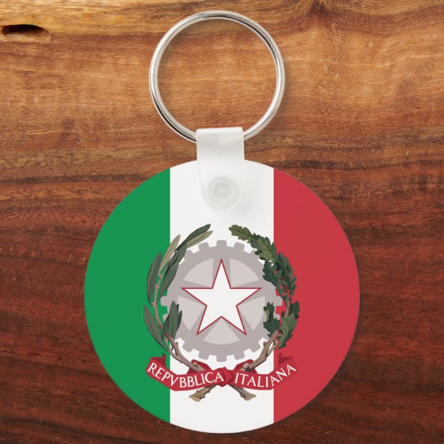 Porte-clés Italie patriotes & Drapeau italien mode / sports (Recto)