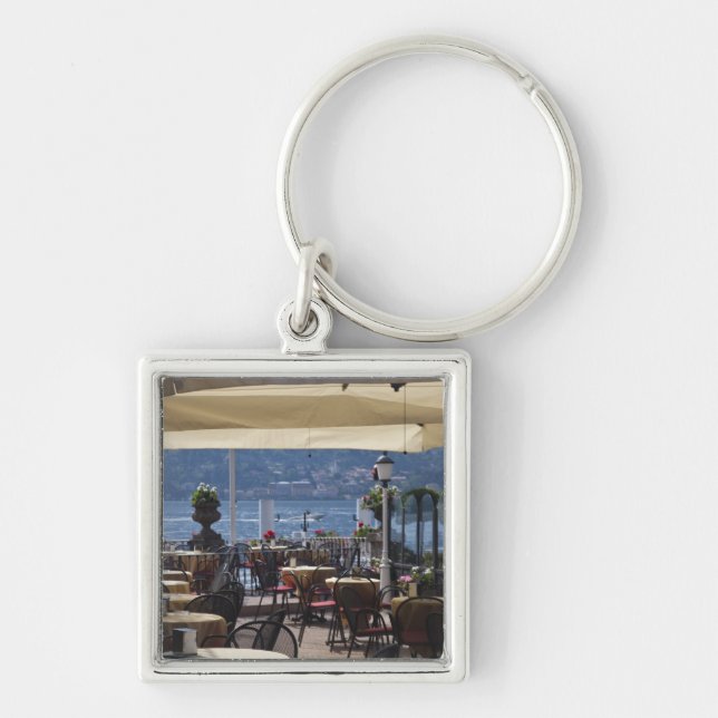 Porte-clés Italie, Province de Côme, Bellagio. Café Lakeside. (Devant)
