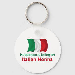 Porte-clés Italien heureux Nonna
