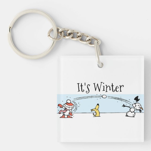 Porte-clés It's Winter  (Devant)