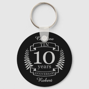 Porte-clés Ivory Traditional wedding anniversary 10 years