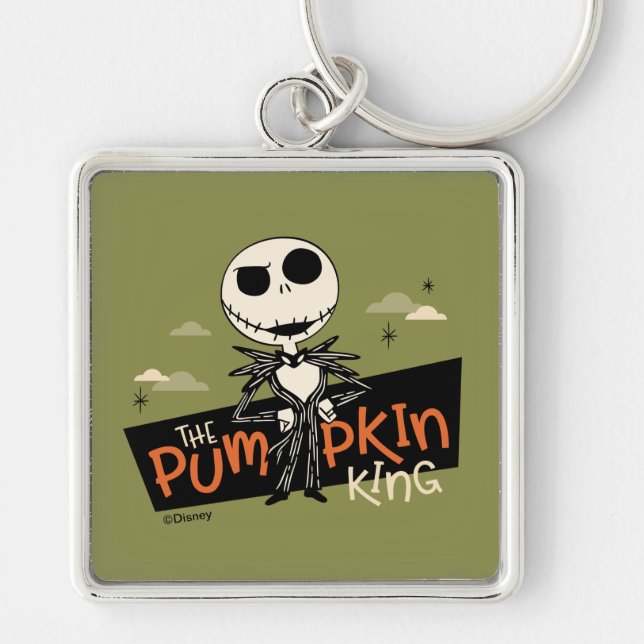 Porte-clés Jack Skellington le roi Citrouille (Devant)