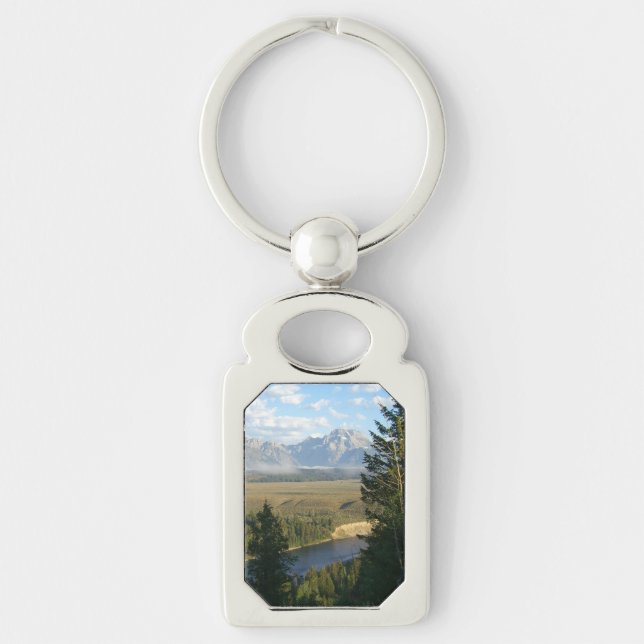 Porte-clés Jackson Hole Mountains et River (Devant)