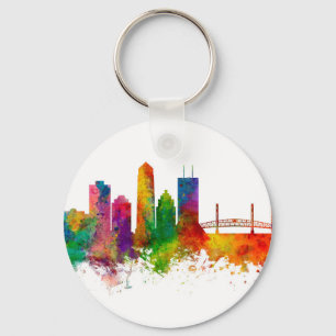 Porte-clés Jacksonville Florida Skyline