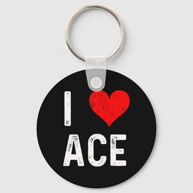 Porte-clés J'adore Ace  (Recto)