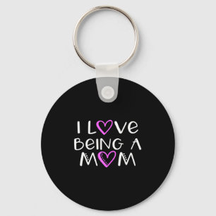 Porte-clés J'adore être une maman mignonne cool J'adore être 