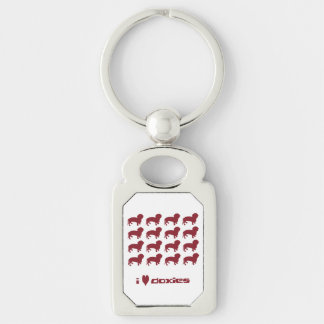 Porte-clés J'adore les Doxies