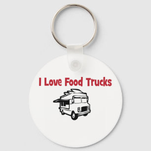 Porte-clés j'adore les food trucks