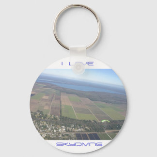Porte-clés J'adore Skydiving Keyring