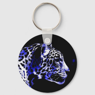 Porte-clés Jaguar de nuit