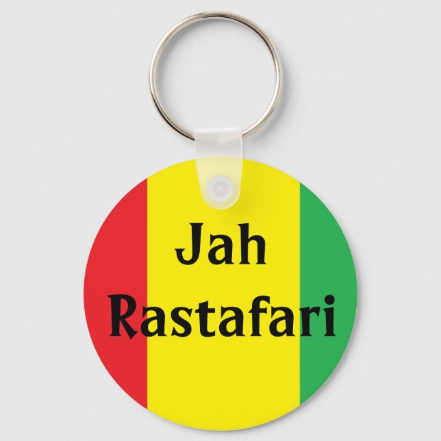 Porte-clés Jah Rastafari Design Porte - clé Rasta (Recto)