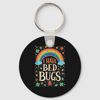 Porte-clés J'Ai Bed Bugs Drôle Retro Offensive Inapproprié