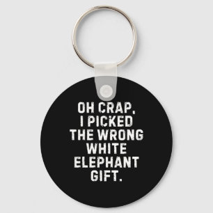 Porte-clés J'Ai Choisi Le Mauvais Échange De Cadeaux Eléphant