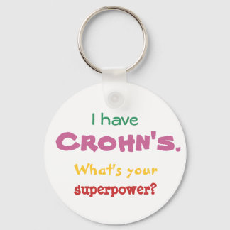 Porte-clés J'ai Crohn. Quel est votre super-pouvoir ? porte -
