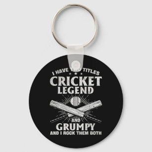 Porte-clés J'ai Deux Titres Légende De Cricket Et Grincheux -