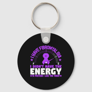 Porte-clés J'ai la fibromyalgie Je n'ai pas l'énergie de pré