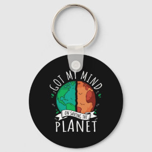 Porte-clés J'Ai L'Esprit De Sauver La Planète Changement Clim