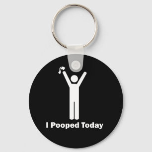 Porte-clés J'Ai Poopé Aujourd'Hui