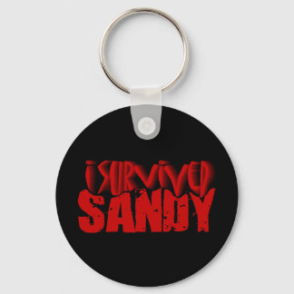 Porte-clés j'ai survécu à SANDY