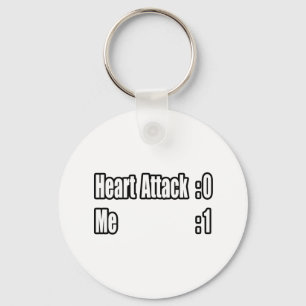 Porte-clés J'ai survécu à une attaque cardiaque (tableau de