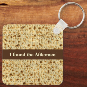 Porte-clés J'ai trouvé la Pâque Afikomen matzo