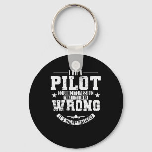 Porte-clés J'ai un pilote comme While it's Possible that Coul