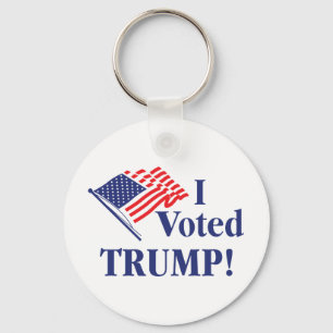 Porte-clés J'ai voté Trump