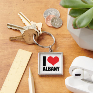 Porte-clés J'aime Albany