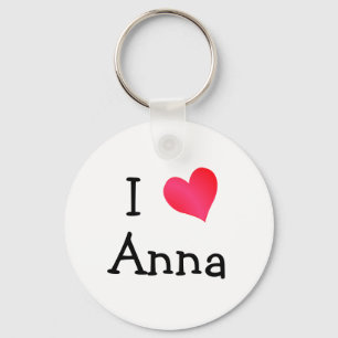 Porte-clés J'aime Anna
