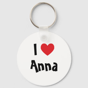 Porte-clés J'aime Anna