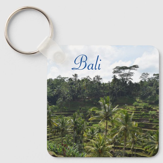 Porte-clés J'aime Bali (Recto)