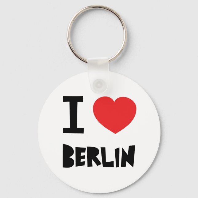 Porte-clés J'aime Berlin (Recto)