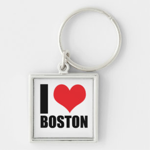 Porte-clés J'aime Boston