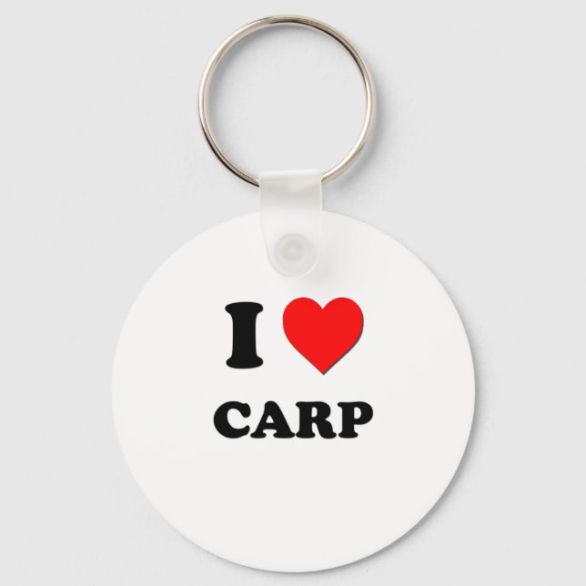 Porte-clés J'aime Carp (Recto)