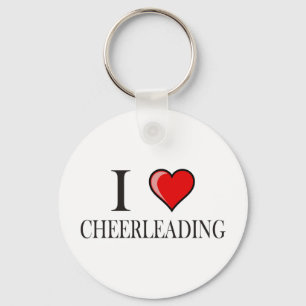 Porte-clés J'aime cheerleading