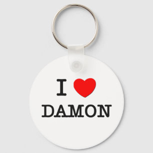 Porte-clés J'aime Damon