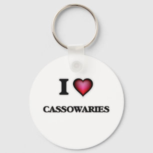 Porte-clés J'aime des casoars