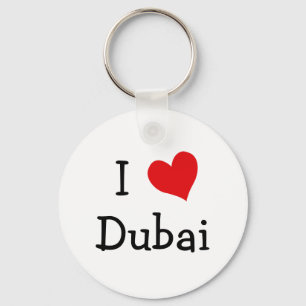 Porte-clés J'aime Dubaï