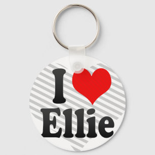 Porte-clés J'aime Ellie
