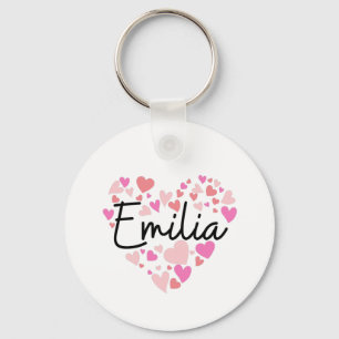 Porte-clés J'aime Emilia