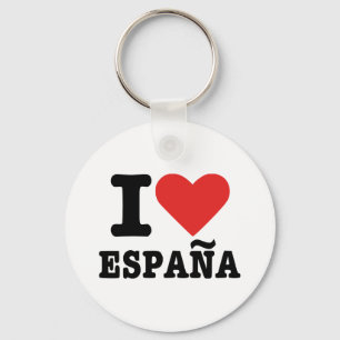 Porte-clés J'aime España - Espagne