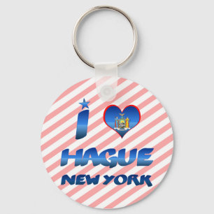 Porte-clés J'aime Hague, New York
