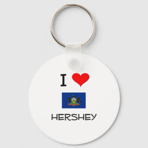 Porte-clés J'aime Hershey Pennsylvanie