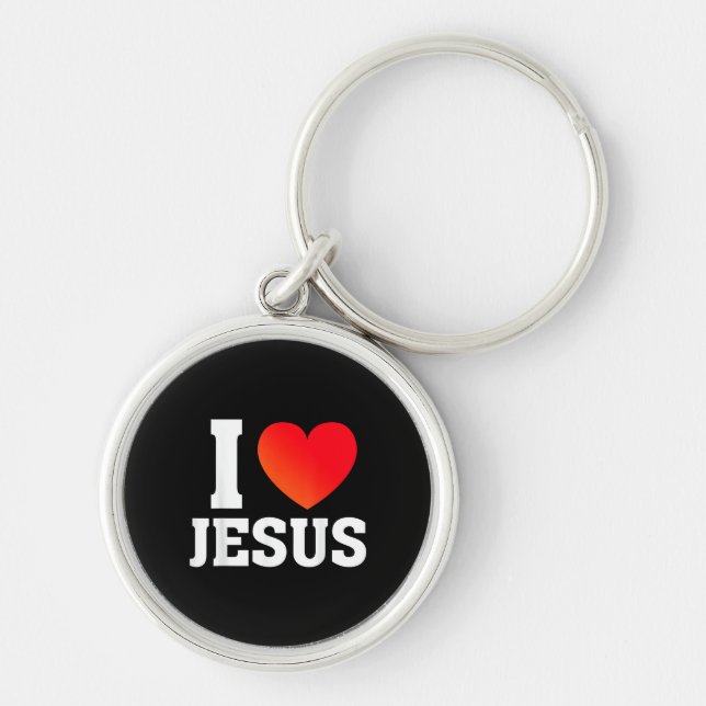 Porte-clés J'aime Jésus (Devant)