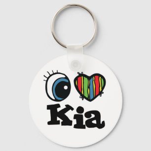 Porte-clés J'aime Kia